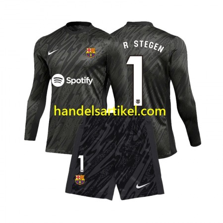 FC Barcelona Ter Stegen 1 Torwart Kinder 3rd Trikotsatz 2024/25 Langarm